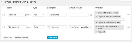 WooCommerce Admin Custom Order Fields Extension