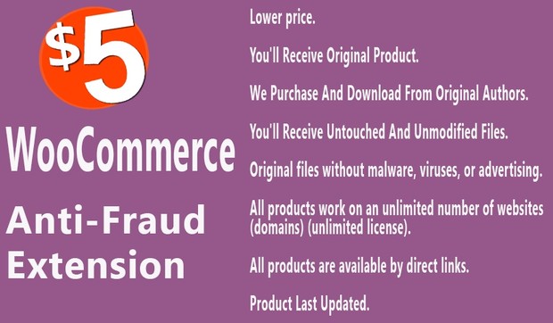 WooCommerce Anti Fraud Extension