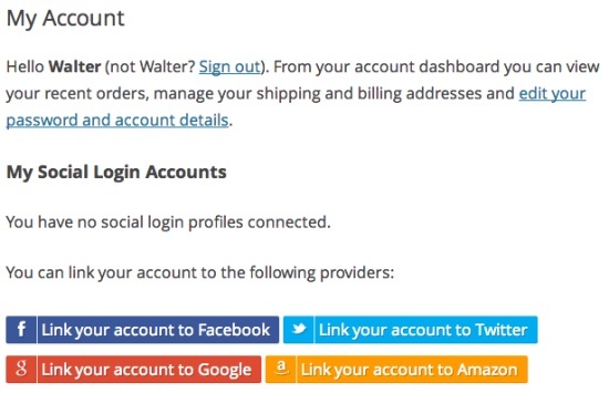 WooCommerce Social Login Extension