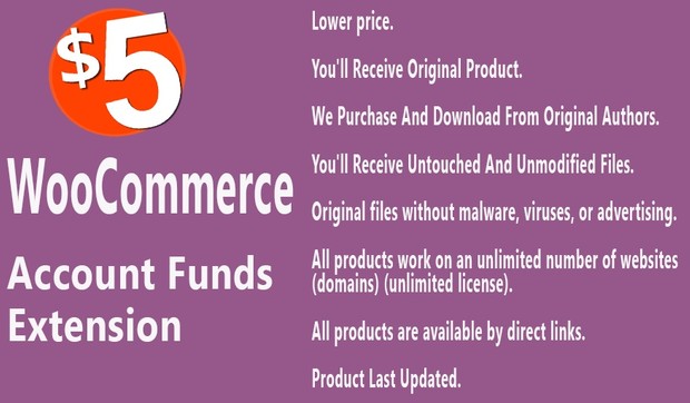 WooCommerce Account Funds Extension