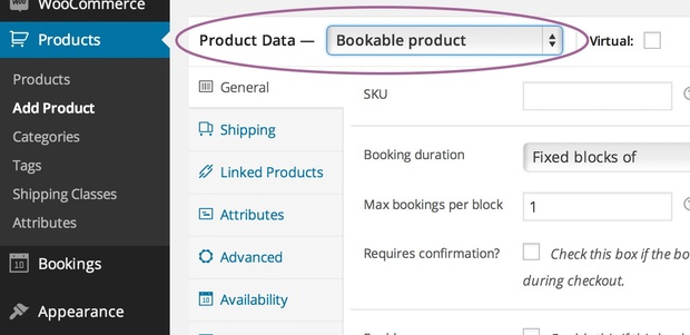 WooCommerce Bookings Extension