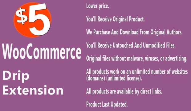 WooCommerce Drip Extension