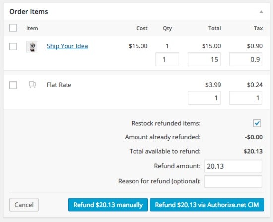 WooCommerce Authorize net CIM Payment Gateway Extension