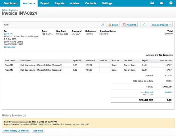 WooCommerce Xero Extension