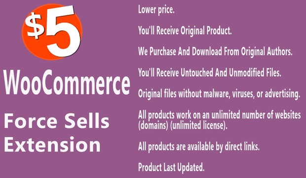 WooCommerce Force Sells Extension