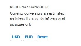 WooCommerce Currency Converter Widget Extension