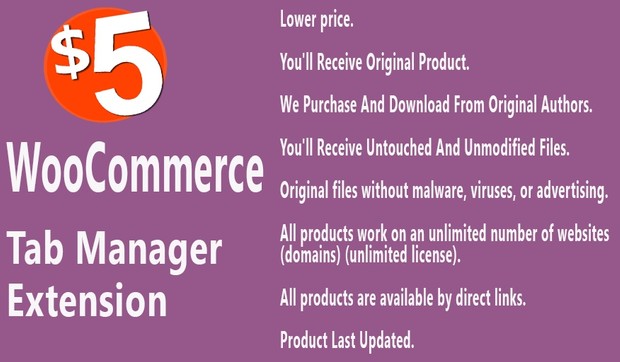 WooCommerce Tab Manager Extension