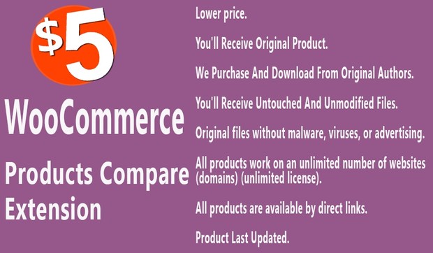 WooCommerce Products Compare Extension