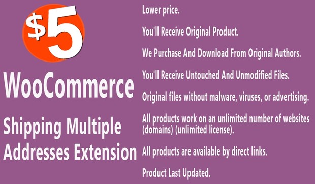 WooCommerce Shipping Multiple Addresses Extension