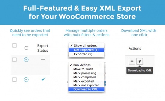 WooCommerce Customer Order XML Export Suite Extension