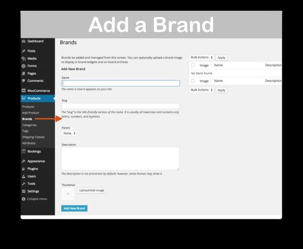 WooCommerce Brands Extension
