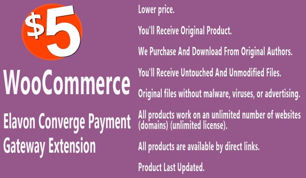 WooCommerce Elavon Converge Payment Gateway Extension