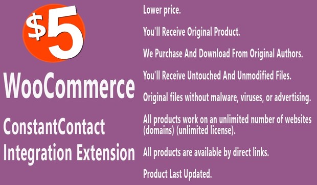 WooCommerce ConstantContact Integration Extension