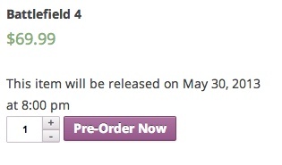 WooCommerce Pre-Orders Extension