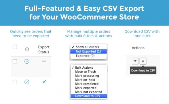 WooCommerce Customer Order CSV Export Extension