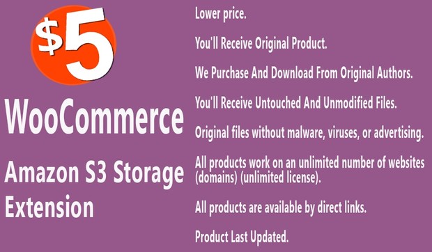 WooCommerce Amazon S3 Storage Extension