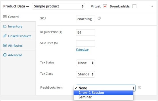 WooCommerce Freshbooks Extension
