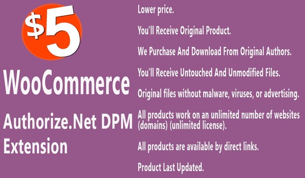 WooCommerce Authorize net DPM Payment Gateway Extension