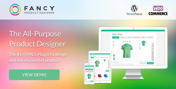 Fancy Product Designer 3.4.2 Premium WooCommerce WordPress Plugin