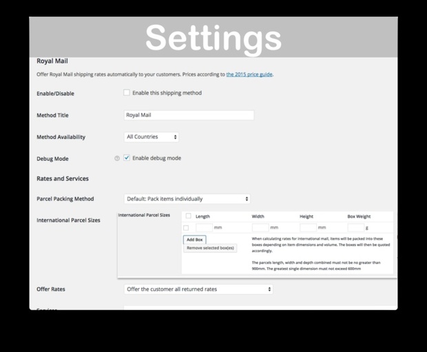 WooCommerce Royal Mail Extension