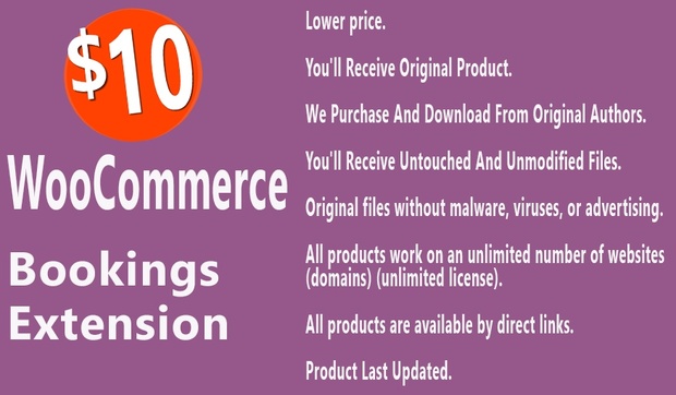 WooCommerce Bookings Extension