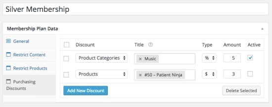 WooCommerce Memberships Extension