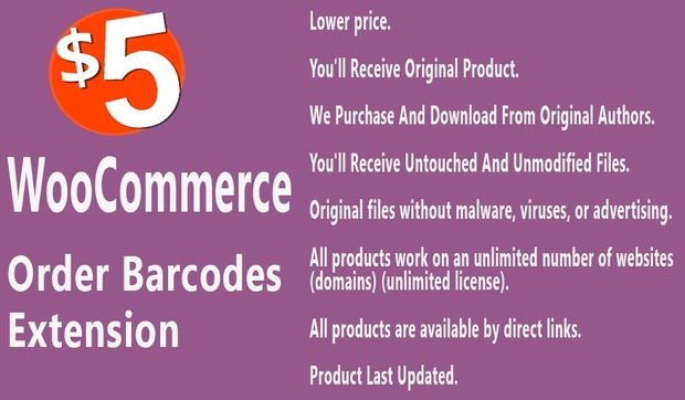 WooCommerce Order Barcodes Extension