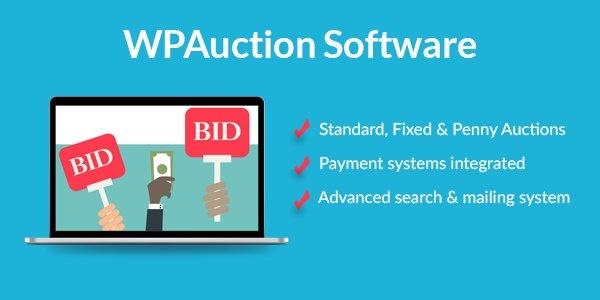 WordPress Auction Plugin To Create Best Penny Auction Websites 5.7.3 WPAuction