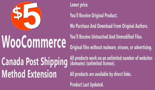 WooCommerce Canada Post Shipping Extension