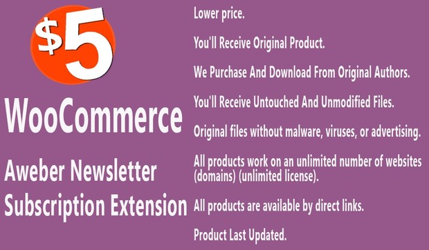 WooCommerce Aweber Newsletter Subscription Extension