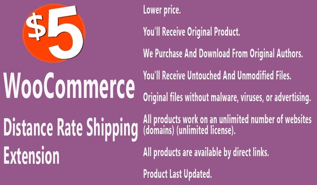 WooCommerce Distance Rate Shipping Extension