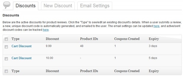 WooCommerce Review for Discount Extension