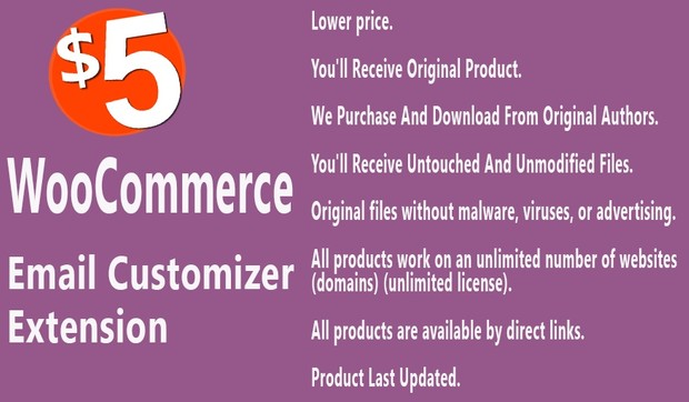 WooCommerce Email Customizer Extension