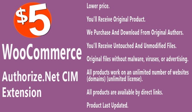 WooCommerce Authorize net CIM Payment Gateway Extension