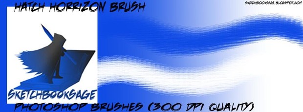 Hatch Horizon Photoshop Brush