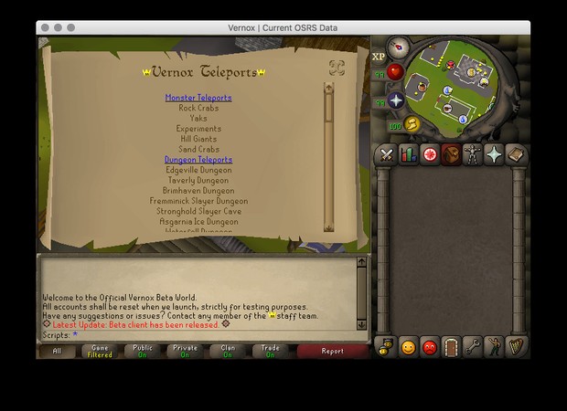 Vernox (Current OSRS Data)