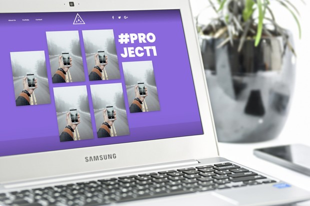 Elementor Material Porfolio Template FREE