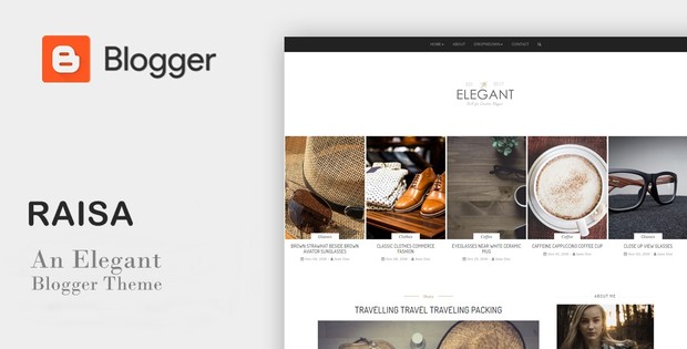 Raisa - An Elegant Responsive Blogger Theme