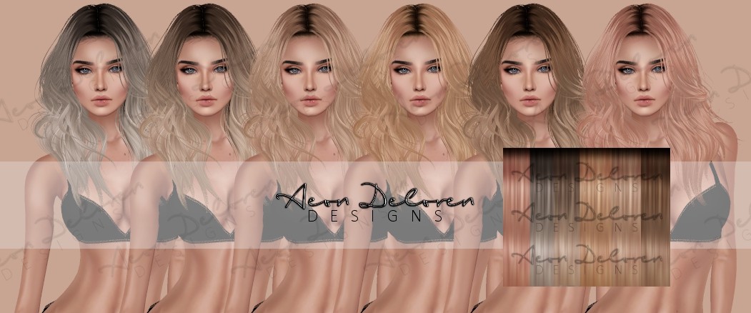 Imvu Blonde Hair Texture Pack Flat Textures No Generat