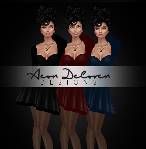 Cocktail Dress 3 Colors Pack WITH LAYERED FILE!!!