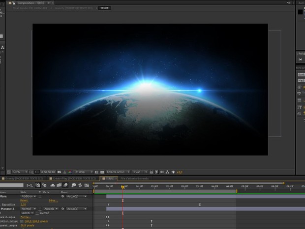 Gravity After Effect Template