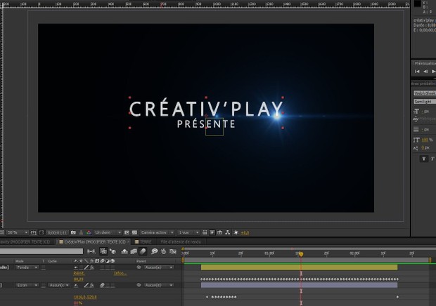 Gravity After Effect Template