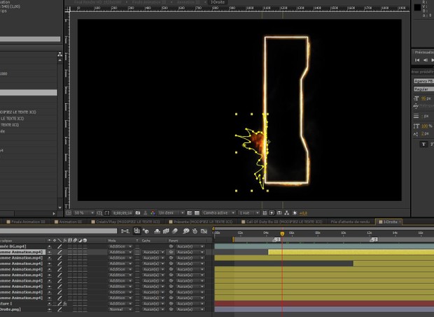 Black Ops III After Effect Template