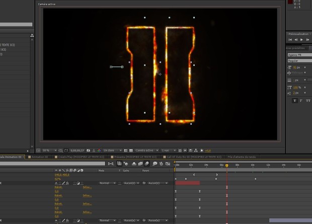Black Ops III After Effect Template