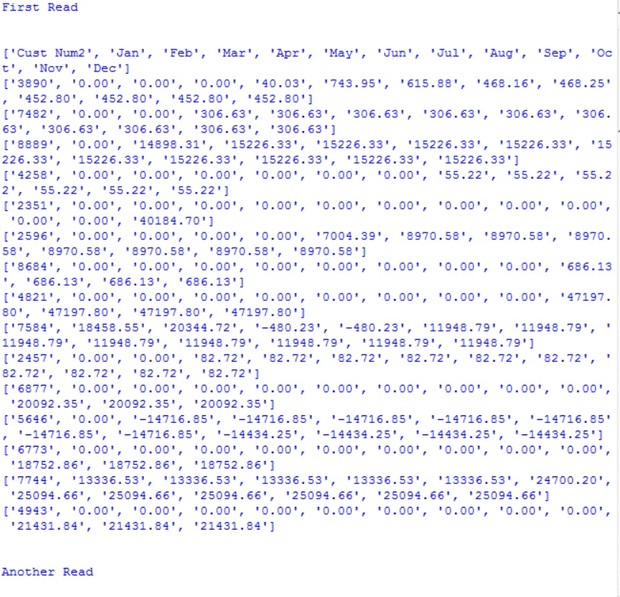 python pass a csv file twice