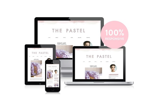 The Pastel - Premade Blogger Template