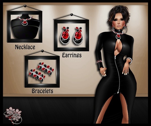 Ophelia Jewels Mesh Set