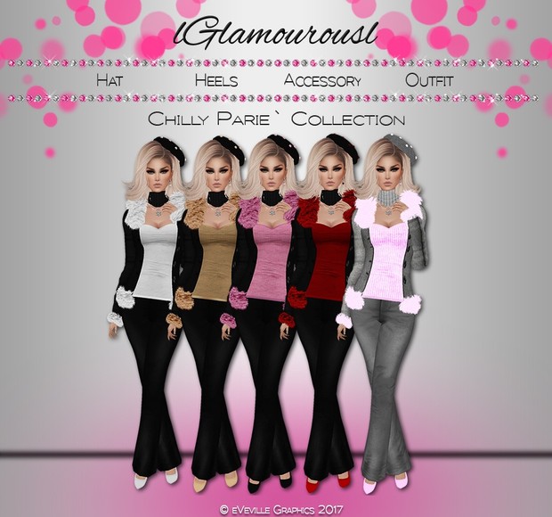 Chilly Parie` Collection ~RESELL RIGHTS~ (Available in 5 Colors)