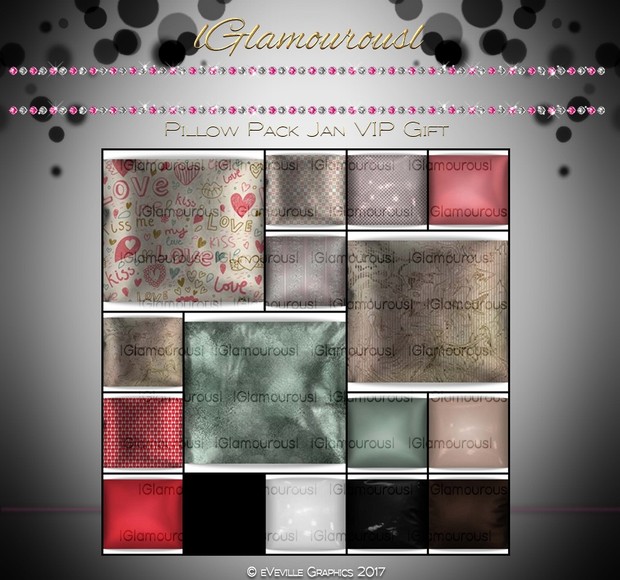 Glamourous Pillow Pack JAN VIP GIFT~RESELL RIGHTS~ ~VIP Members Only Get Gift~