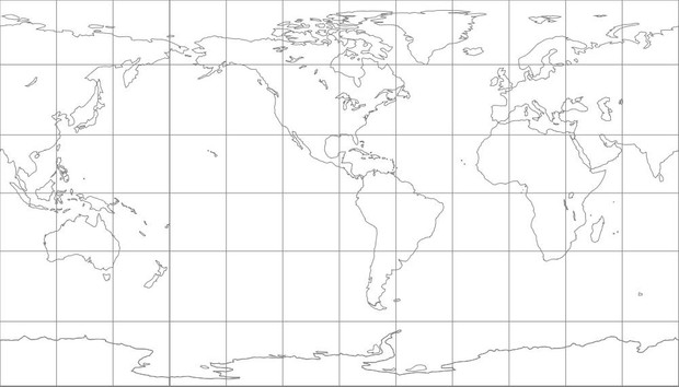 World Map-Patterson Projection
